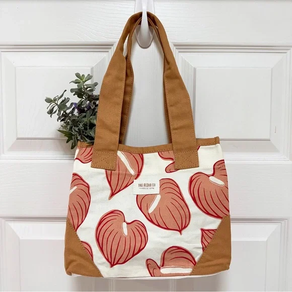 Whole Foods Hawai‘i Tag Aloha Organic Canvas Mini Tote NWT - Picture 5 of 6